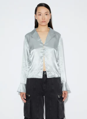 Viscose Satin Blouse Mint Day Birger et Mikkelsen