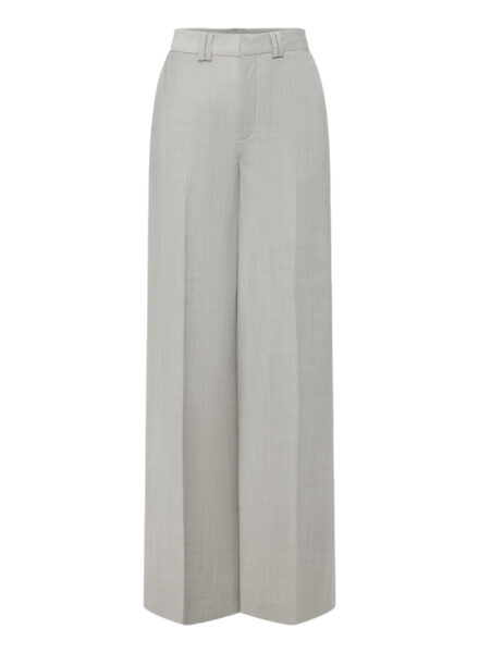 Wide Flare Wool pants  DRYKORN Aquite Wige-Leg Wool Blend Trousers Light Brownish Grey　