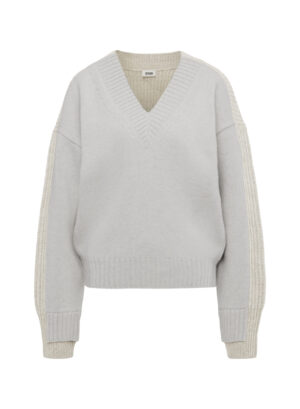 Two patterns Vneck lambswool DRYKORN